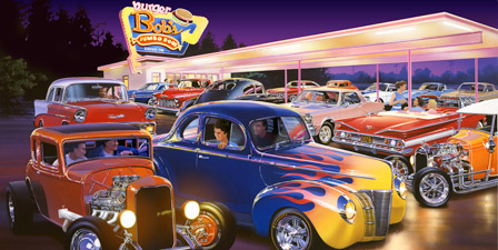 Vintage Car Drive Through