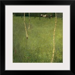 Farmhouse with Birch Trees, 1900 (oil on canvas)