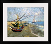 Fishing Boats on the Beach at Saintes-Maries-de-la-Mer
