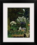 Flowers in a Greenhouse, 1864 (oil on canvas)