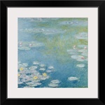 Nympheas at Giverny, 1908 (oil on canvas)