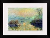Sun Setting over the Seine at Lavacourt. Winter Effect, 1880 (oil on canvas)