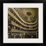 The Auditorium of the Old Castle Theatre, 1888 (oil on canvas)