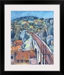 The Railway Bridge at Meulen (oil on canvas)