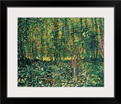 Trees and Undergrowth, 1887 (oil on canvas)