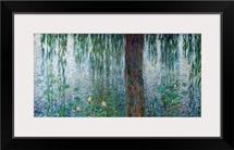 Waterlilies: Morning with Weeping Willows