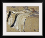 Woman lying on her Back Lassitude, study for Elles, 1896 (oil on cardboard)