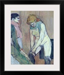 Woman Putting on her Stocking, or Woman of the House, c.1894 (oil on card)