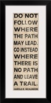 Leave a Trail