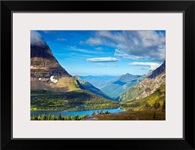 Hidden Lake Overlook at morning Glacier National Park.