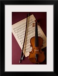 Violin with sheet music