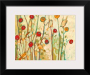 Five Little Birds Playing Amongst the Poppies No 2