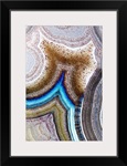 Geode with Bright Aqua Blue