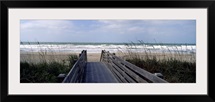 Boardwalk on the beach, Nokomis, Sarasota County, Florida,