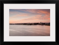 Buildings at waterfront, US Naval Academy, Severn River, Annapolis, Maryland