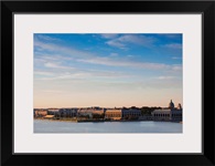 Buildings at waterfront, US Naval Academy, Severn River, Annapolis, Maryland