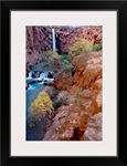 Red rock cliffs, Havasu Falls, Grand Canyon National Park, Arizona