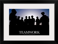 Military Poster: Teamwork is the ability to work together which determines success