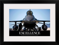 Motivational Poster: Air Force Poster: U.S. Air Force crew chiefs do pre-flight checks