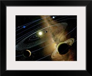 Saturn and solar system
