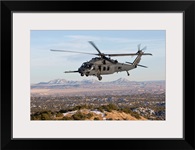 An HH-60G Pave Hawk flies a low level route over New Mexico