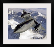 SR71B Blackbird in flight