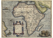 Antique Map of Africa, 1570