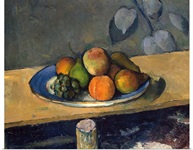 Apples, Pears and Grapes, c.1879 (oil on canvas)