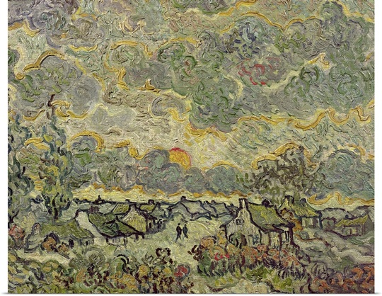 Autumn landscape, 1890 (oil on canvas)