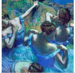 Blue Dancers, c.1899 (pastel)