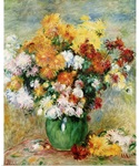 Bouquet of Chrysanthemums, c.1884 (oil on canvas)