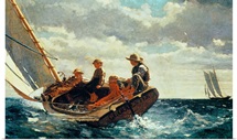 Breezing Up (A Fair Wind) 1873-76 (oil on canvas)