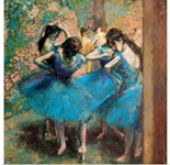 Dancers in blue, 1890 (oil on canvas)