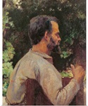 Head of a Man, Monsieur Etienne Devismes, 1882 (oil on canvas)