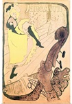 Poster advertising Jane Avril (1868 1943) at the Jardin de Paris, 1893 (colour litho)