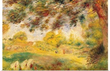 Spring Landscape (oil on canvas)