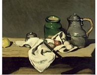 Still Life with a Kettle, c.1869 (oil on canvas)