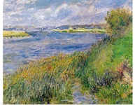 The Banks of the Seine, Champrosay, 1876 (oil on canvas)