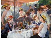 The Luncheon of the Boating Party, 1881 (oil on canvas)