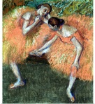 Two Dancers, c.1898 (pastel on paper)