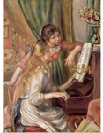 Young Girls at the Piano, 1892 (oil on canvas)