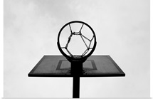 Basketball hoop.
