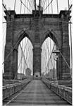 The Brooklyn Bridge in New York City.