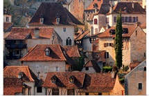 Village of Saint Cirq Lapopie, Quercy region, France