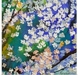 Sakura Oil Painting