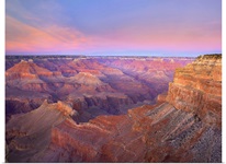 Grand Canyon as seen from Mohave Point at sunset Grand Canyon National Park Arizona