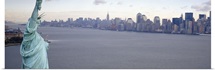 New York City with Statue of Liberty NY