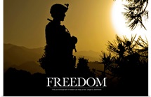 Military Motivational Poster: Freedom