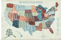 USA Modern Blue