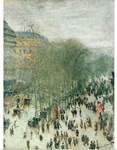 Boulevard des Capucines, 1873 4 (oil on canvas)